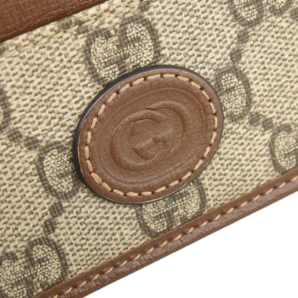 Gucci Supreme Card Interlocking Case Leather Ebon… - image 5